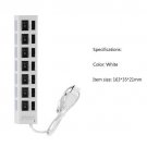 ON/OFF Sharing Switch Mini 7 Port USB 2.0 High Speed HUB For Laptop Computer