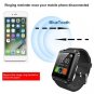 Bluetooth Smart Wrist Watch Phone Camera Card Mate Universal For Smart Phone  Black