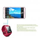 Bluetooth Smart Wrist Watch Phone Camera Card Mate Universal For Smart Phone Red