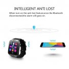 Bluetooth Wireless Smart Watch Wrist With Camera SIM(Only For Andriod Phone）Gray