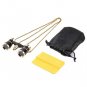 Black Binoculars Opera Theatre 3X25 Glasses Telescope Optics With Chain