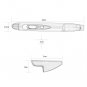 Mini 2.4GHz Wireless Optical Pen Mouse Adjustable 500/1000DPI for Android PC Gray