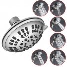 Bathroom Rainfall 6 Position Shower Head , Spray Jet Massage Shower Head