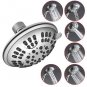 Bathroom Rainfall 6 Position Shower Head , Spray Jet Massage Shower Head