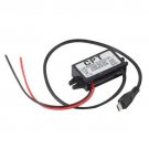 Car Auto Charger DC Converter Module 12V To 5V 3A 15W With Micro USB Cable