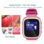G60 Watch Safe-Keeper SOS Call Smart Watch Tracker For Children APP Control  Pink