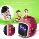 G60 Watch Safe-Keeper SOS Call Smart Watch Tracker For Children APP Control  Pink
