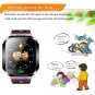 Kids Wristwatch Touch Screen Anti-Lost Smartwatch Great Gift For Children Pink