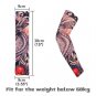 10 PCS Mix Styles Fake Temporary Tattoo Sleeves Arm Stocking Party Hip Hop