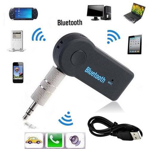 Bluetooth Music Audio Stereo Adapter Receiver for Car AUX IN Home Speaker MP3