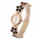 Korean Fashion Daisies Flower Rose Gold Bracelet Wrist Watch Women Girl gift--Best Gift