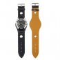 Fashion Big Leather Band Over Size Face Men Boys Sport Quartz Clock Wrist Watch --Best Gift