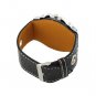 Fashion Big Leather Band Over Size Face Men Boys Sport Quartz Clock Wrist Watch --Best Gift