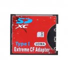 Secure Digital Memory Card To CF Flash Memory Card Adapter Reader