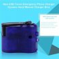 New USB Travel Emergency Phone Charger Dynamo Hand Manual Charger Blue