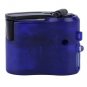 New USB Travel Emergency Phone Charger Dynamo Hand Manual Charger Blue