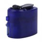 New USB Travel Emergency Phone Charger Dynamo Hand Manual Charger Blue