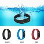 M2 Silica Gel Bracelet Bluetooth Sport Smart Watch Heart Rate Monitor Blue
