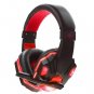 3.5mm Cool Surround Stereo Gaming Headset Headband Headphone with Mic for PC  Red