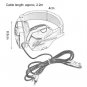 3.5mm Surround Stereo Gaming Headset Headband Headphone with Mic for PC