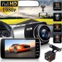 GPS Dual Lens Camera HD Car DVR Dash Cam Video Recorder G-Sensor Night Vision