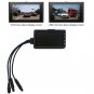 Motorcycle Action Camera HD Display 3.0'' LCD Split Screen Front Rear Recorder