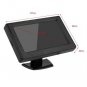 4.3" TFT LCD Car Monitor Reverse Rearview Color Camera DVD VCR CCTV