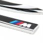 2 PCS High Quality //M Fender Knife Emblem Car Body Sticker For BMW Metal Badge