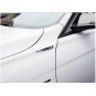 2 PCS High Quality //M Fender Knife Emblem Car Body Sticker For BMW Metal Badge