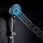 3-colors 2-setiing water Glow LED Light Temperature Shower head