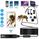 F150 HD 1200P Adjustable 8 LED Wifi Endoscope Camera 8.0mm IP68 Hard Cable  2M