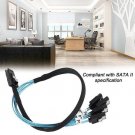 SFF-8087 36P 36-Pin Male to 4 SATA 7-Pin Splitter Adapter Cable 0.5M