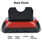 HDD Docking Station Dual USB 2.0 2.5/ 3.5 Inch IDE SATA External HDD Box
