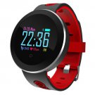 Waterproof Bluetooth Smart Watch Heart Rate Monitor Wristband Sports Bracelet Red