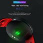 Waterproof Bluetooth Smart Watch Heart Rate Monitor Wristband Sports Bracelet Red