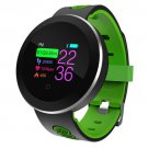 Waterproof Bluetooth Smart Watch Heart Rate Monitor Wristband Sports Bracelet Green
