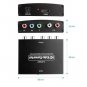 HDMI to RGB Component (YPbPr) Video +R/L Audio Adapter TV HD Video Converter