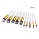 10 Pcs Makeup Brush Set Powder Foundation Blusher Cosmetic Brushes Tools