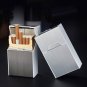 USB Lighter cigarette case for 20 cigarettes pack  Silver