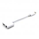 2in1 Adapter Lightning to 3.5mm Audio Headphone Charger Cable For iPhone 7 8 X