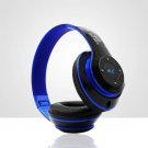 Headphones Wireless Bluetooth 4.1 Heavy Bass Stereo Folding Auriculares with Mic Blue