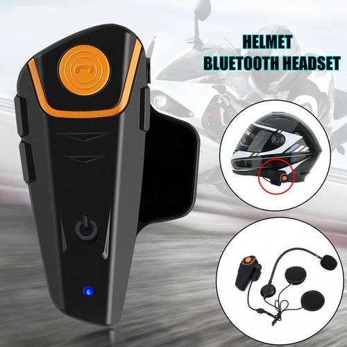 BT-S2 1000m Bluetooth Headset Motorcycle Intercom AutoAnswer FM Radio Interphone