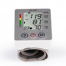 Wrist Blood Pressure Monitor Digital LCD Screen Heart Pulse Monitor Device