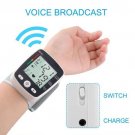 Upper Arm LCD Display Automatic Wrist Blood Pressure Monitor Household Use