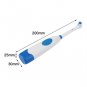 Portable Battery Operated Ultrasonic Sonic Rotary Electric Toothbrush Set