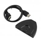 3 Port Auto HDMI Switch Switcher Splitter Hub Box Adapter HD 1080p 3D HDTV