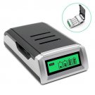 Universal Smart LCD Charger For 9V AA AAA C D Ni-MH Ni-CD Rechargeable Batteries UK Plug