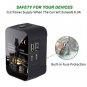 Travel Adapter with Dual USB Charging Ports for US EU UK AU Cell phone laptop