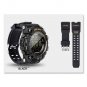 Waterproof Bluetooth Sport Smart Watch Phone Mate For Android IOS Black