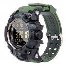 Waterproof Bluetooth Sport Smart Watch Phone Mate For Android IOS Green Camouflage
